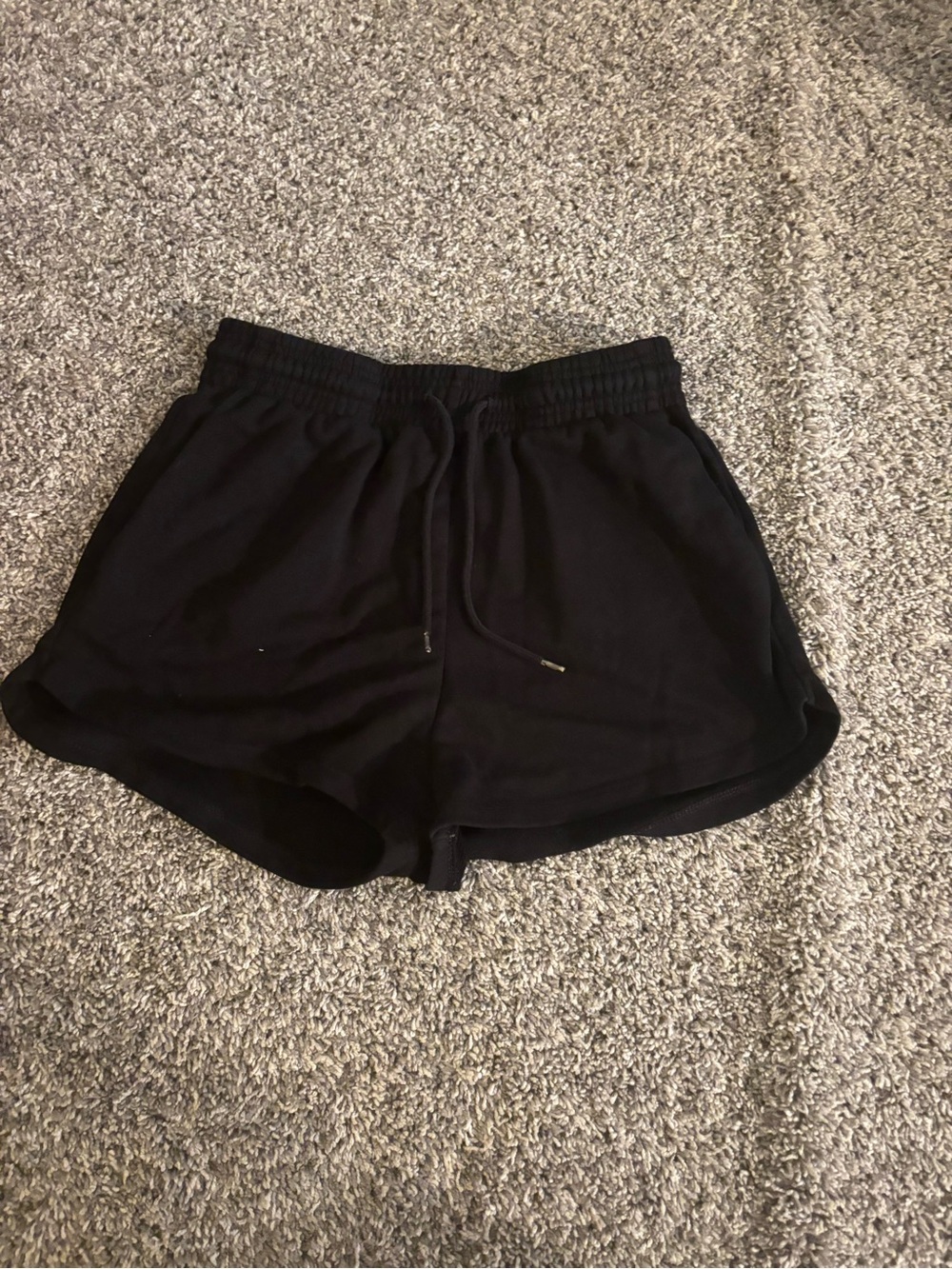 H&M Black Women's Athletic Drawstring Shorts